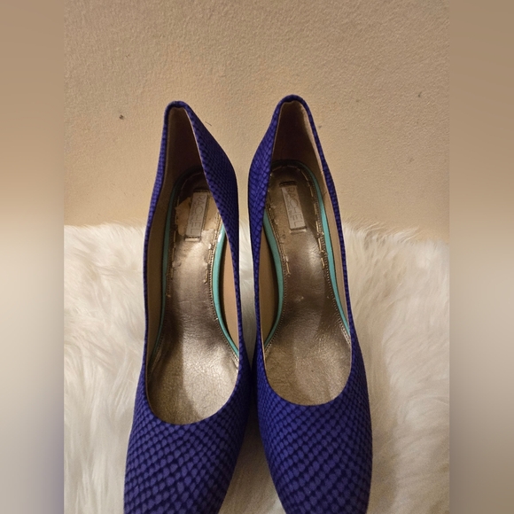 Rachel Rachel Roy Women's Purple & Blue Textured Heels Shoes size 9 1/2 M - Picture 9 of 16